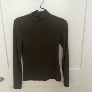 Olive Green Turtleneck (new)